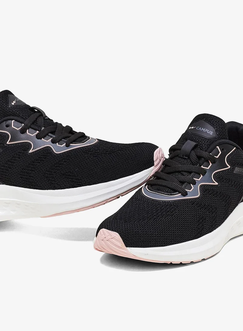 CAMPUS Blk/Peach Women’s Low Top Sneakers – Cool Urban Design with Memory Foam for All-Day Comfort for Women | Best Price UAE